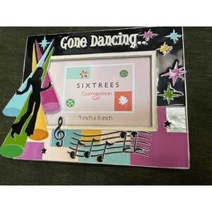 Sixtrees Gone Dancing Cosmopolitan Girl Frame 6.5" H X 8.5" W Photo 4"x6"‎